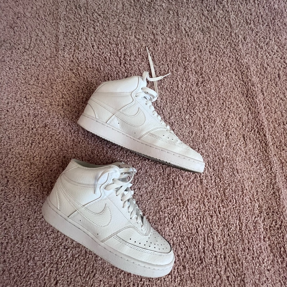 Women’s Nike Court Vision Mid Sneaker - Picture 3 of 10